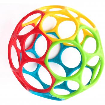Pelota Sensory Multicolor Oball Classic 10 cm - Juguete Fácil de Agarrar para Bebés