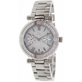 Guess Reloj Analog-Digital Automático para Mujeres con Correa de Tela S0314366, Ø34mm