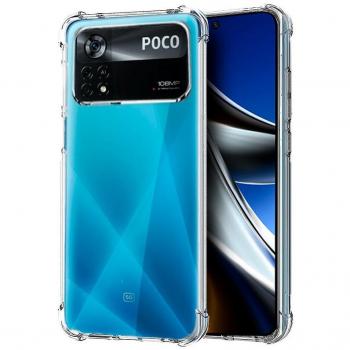 Cool Funda Antishock Transparente para Poco X4 Pro 5G