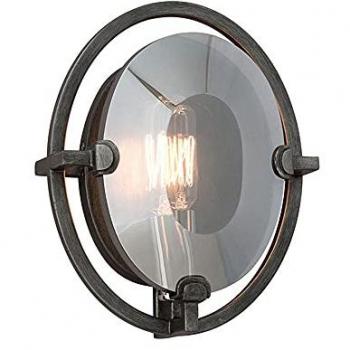 Prism Graphite Crystal 1 Light Wall Sconce