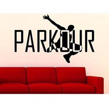 Parkour Street traceur Sport Vinilo de la Casa Guardería habitación Interior Decor Adhesivo de Pared