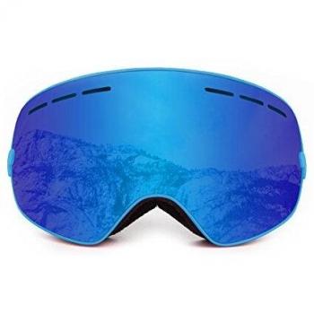 Ocean Sunglasses Cervino - Gafas de esquí - Montura : Azul - Lentes : Azul Espejo