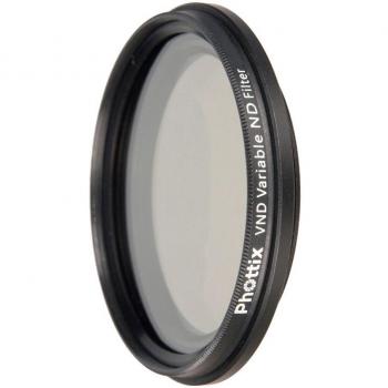Phottix ND-V 52 - Filtro Densidad Neutra Variable para Objetivos de cámara de 52 mm