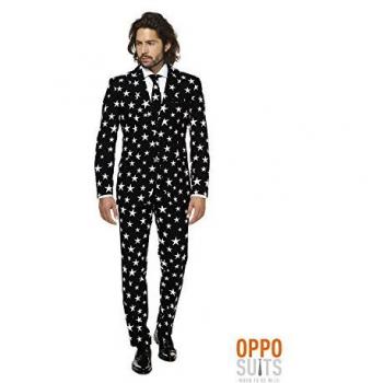 OppoSuits Starstruck Novelty Slim-Fit Suit & Tie Set for Parties and Holidays
