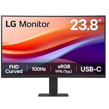 Monitor Curvo LG 24U421A-B 23.8 VA Full HD 100Hz HDR10 Negro con USB-C