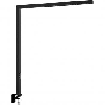 Lámpara LED de pinza para oficina Arcchio Jolinda, negra y atenuable