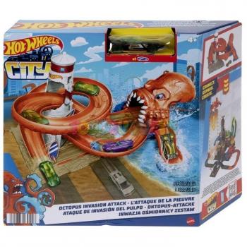 Hot Wheels City Octopus Pier Attack Playset