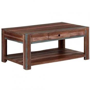vidaXL Mesa Centro Vintage 88x50x38 cm Madera Mesilla Mesita Mueble Auxiliar