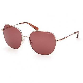 Gant Women's Square Sunglasses GA8100 in Shiny Rose Gold, One Size