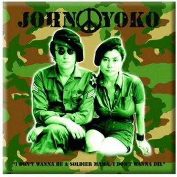 Imán para nevera John Lennon Soldado One Size verde