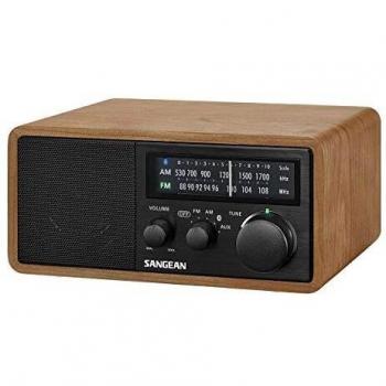Sangean WR-11 BT+ Avellana Radio Analógica de Sobremesa