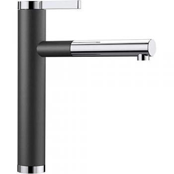 BLANCO 518438 Grifo de la Cocina, Anthrazit/Chrom, Schlauchbrause