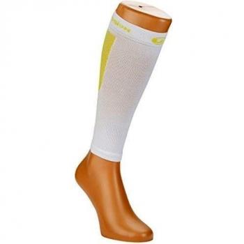 Ultrasport 23-32 mmHg - Polainas de compresión unisex, color blanco / verde, talla 32-38