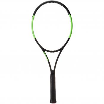 Wilson Blade 104 TNS FRM W/O Raqueta de Tenis, Unisex Adulto, Negro/Verde