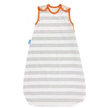 Tommee Tippee GRO Saco de dormir Escudo Insectos Grobag, 6-18m, 0.5 TOG, Rayas gris