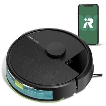iRobot Roomba 105 Combo - Robot Aspirador y Friegasuelos con Mapeo Inteligente LiDAR, Potencia de Succión 7000Pa, Fregado SmartScrub, Conectividad Wifi, Recarga Autom