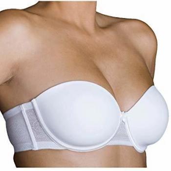 Selene Sujetador Copa C sin Tirantes Silvia C - Blanco, 95
