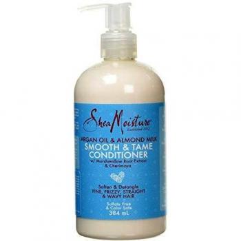 Shea Moisture Shea Moisture - Acondicionador de aceite de argán y leche de almendras, 384 ml