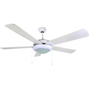 Orbegozo CP 82132 - Ventilador de techo con luz, 5 palas, 132 cm de diámetro, potencia de 60 W y 3 velocidades