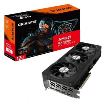 Tarjeta de Video Gigabyte Radeon RX 7700 XT 12GB GDDR6 Alta Gama para Gaming con Conectores DP y HDMI