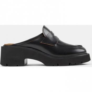 CAMPER Milah - Women's Black Smooth Leather Clogs