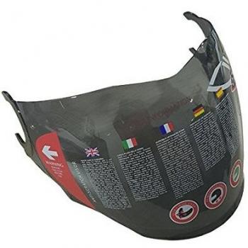 Visera Negra para Cascos SMK Model STREEM