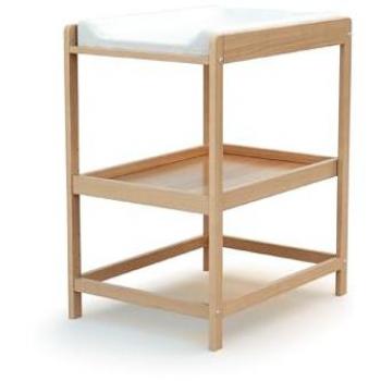 Cambiador Confort de Madera Haya Barnizada con Estante 73x90x54cm