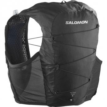 Salomon - Chaleco de hidratación Active Skin 8 con sistema de ajuste personalizado y bolsillos adicionales
