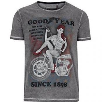 Goodyear T-Shirt Vincent, Farbe:vintage grey;Größe:XL