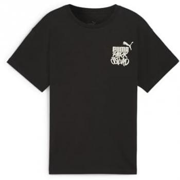 Camiseta corta Puma Essentials+ Mid 90s Graphic Niño Negro (152)