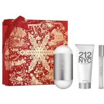 Carolina Herrera 212 NYC Women's Eau de Toilette Gift Set - 100 ml Spray + 100 ml Body Lotion + 10 ml Miniature