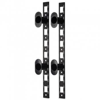 APC Vertical Fiber Organizer - Black Cable Management Accessory