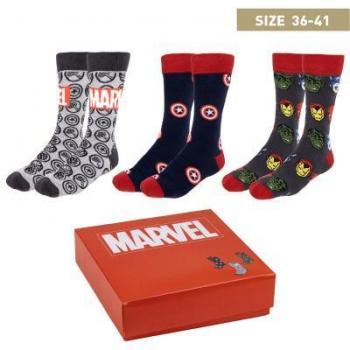 Pack de calcetines Marvel para fans de los superhéroes talla 35-41