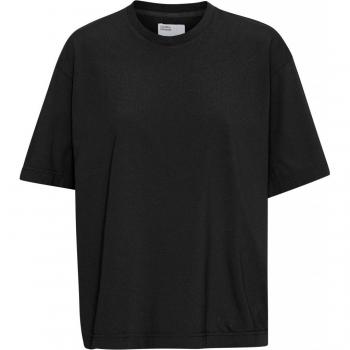 Women's Oversized Organic T-Shirt in Deep Black - Colorful Standard
