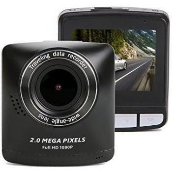 SmarTure T200A HD1080P del tablero de instrumentos de la cámara 2,4 pulgadas TFT LCD de bienes 150 grados de ángulo ancho con WDR, G-sensor, modo de protección de aparcamiento, detección de movimiento, visión nocturna del coche DVR