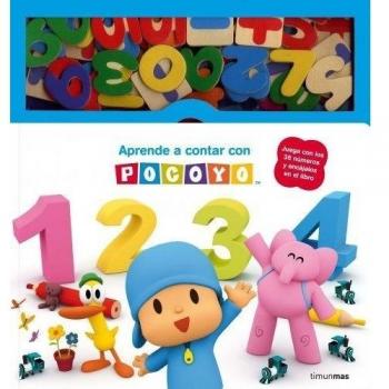 Aprende a contar con Pocoyó: Libro con piezas encajables - Zinkia