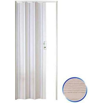 Puerta Plegable de Interior en PVC Pino Blanco 88,5x214 cm Modelo Luciana