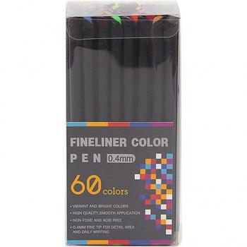 DAM Set 60 Rotuladores Color Fineliner Profesional