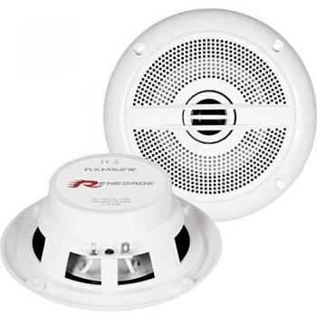 Altavoces Marinos Renegade RXM52W 160W - Par de 2 vías coaxiales de 13 cm (5.25)