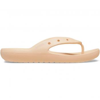 Crocs Unisex Classic Flip V2 Sandals - Beige
