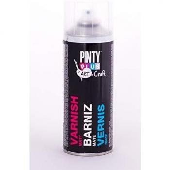 PINTYPLUS ART & CRAFT 923 Barniz Spray 520cc Mate, Transparente, Estándar