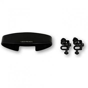 Carcasa metálica para luz trasera LED Highsider Little Number1 - Negro