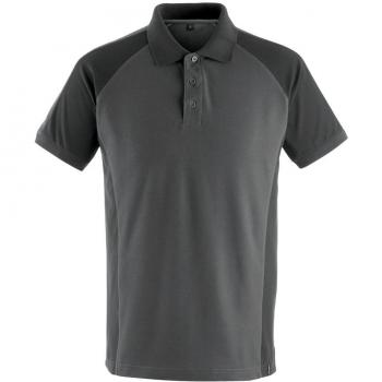 Polo de Manga Corta Mascot Workwear BOTTROP de Algodón y Poliéster en color Antracita, talla M