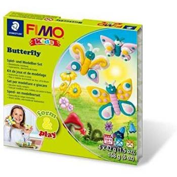 FIMO Kids Form & Play Butterfly 7 Parts, clay, Multi-Colour, 15.5 x 15.6 x 2.2 cm