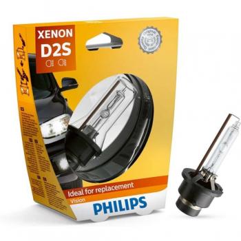 Lámpara Xenon HID D2S 85122 VIC1 Vision 35W PHILIPS 85V, 85/35W
