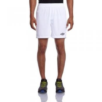 Umbro Classic - Pantalones Cortos para Hombre Blanco Blanco/Negro Talla:Medium