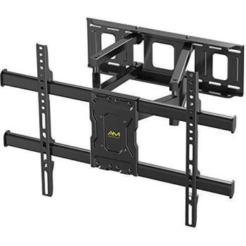 Alphamount Soporte TV Pared Articulado Inclinable y Giratorio, Soporte de TV para Pantallas De 37-70 Pulgadas, VESA 200x100mm - 600x400mm, para Soportar 60kg