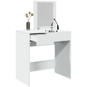 Tocador con espejo blanco 73x46,5x120 cm Vidaxl Blanco