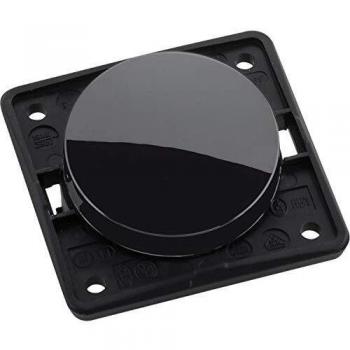 Berker Integro Flow/Pure Black Glossy 3-Way Switch