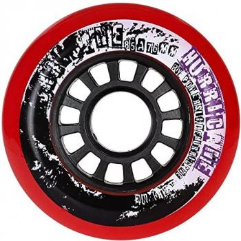 Patines Powerslide Hurricane 85 con 4 ruedas en color rojo